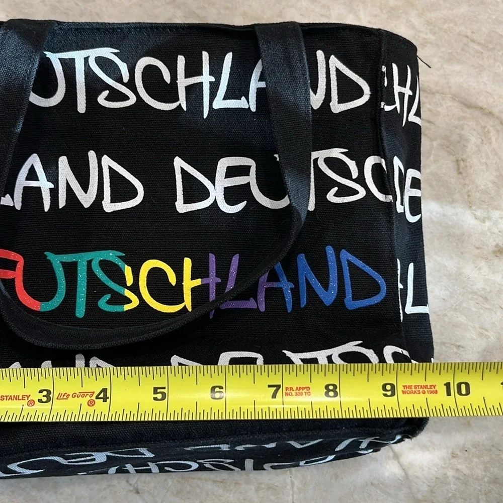 Robin Ruth‎ | Deutschland Canvas Bag Small | Black / Multi | 9x10x4